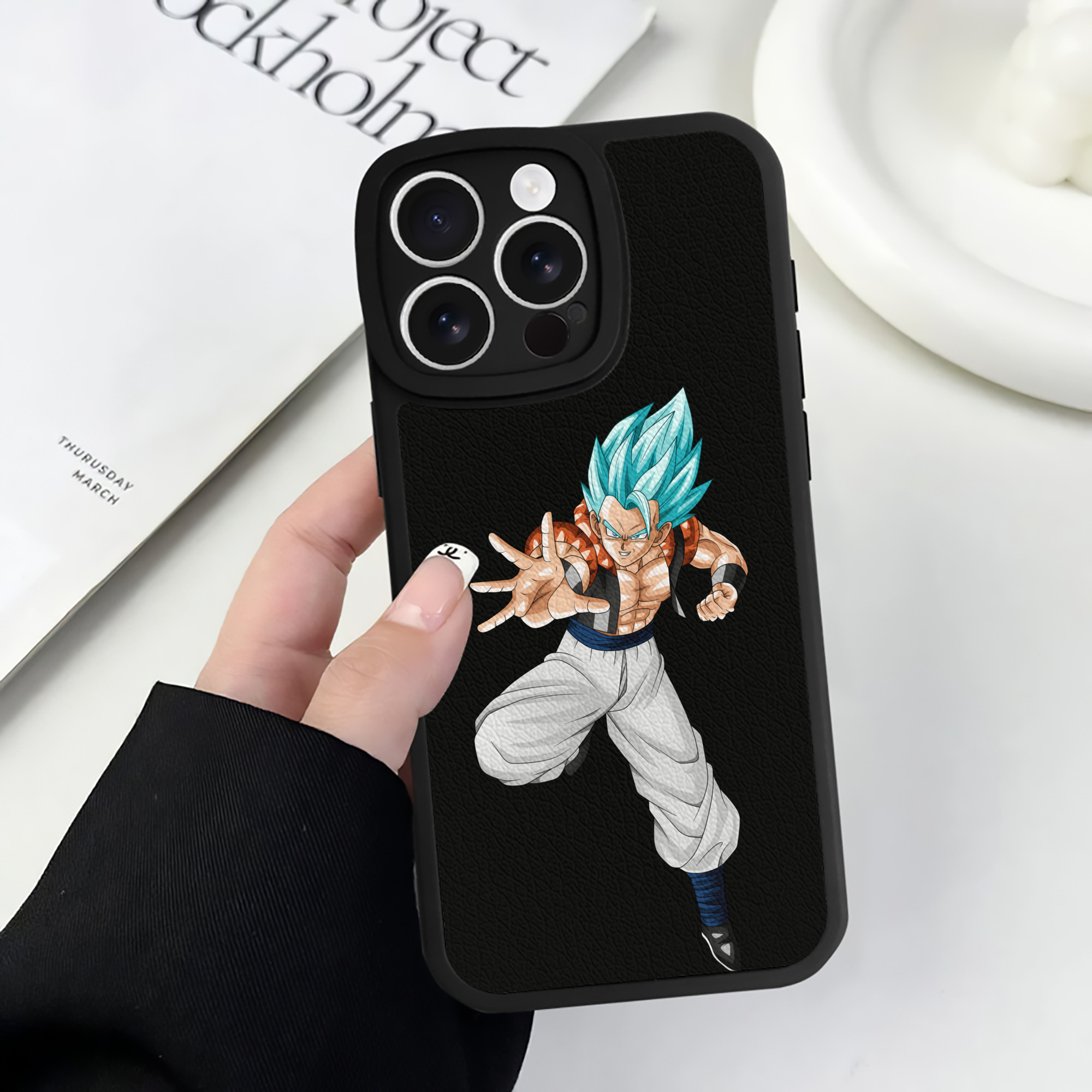 （画像用） ドラゴンボール ベジータ四世（Bejīta Yonsei）DRAGON BALL Vegeta IV 【iPhone 16シリーズ対応】シリコンスマホケース（レザー調） 材質：シリコン
